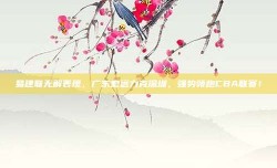 易建联无解表现，广东宏远力克深圳，强势领跑CBA联赛！