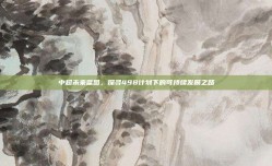 中超未来蓝图，探寻498计划下的可持续发展之路