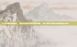 173号解说员独白，揭秘中超赛场背后的声音，谁才是真正懂比赛的声音大师？ 🎙️