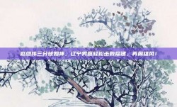 赵继伟三分球如神，辽宁男篮轻松击败福建，再展雄风！