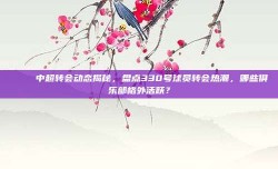 🔄 中超转会动态揭秘，盘点330号球员转会热潮，哪些俱乐部格外活跃？