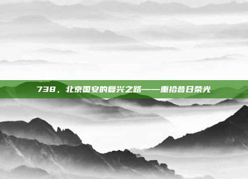 738，北京国安的复兴之路——重拾昔日荣光  第1张