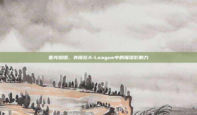 星光熠熠，外援在A-League中的璀璨影响力  第1张